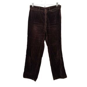 DANIEL LAURENT Vintage Brown Corduroy‎ Pants Sz 44 (MEDIUM)